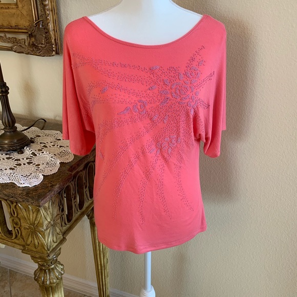 Bleeker & McDougal Tops - Bleeker & McDougal Coral Blouse Size S